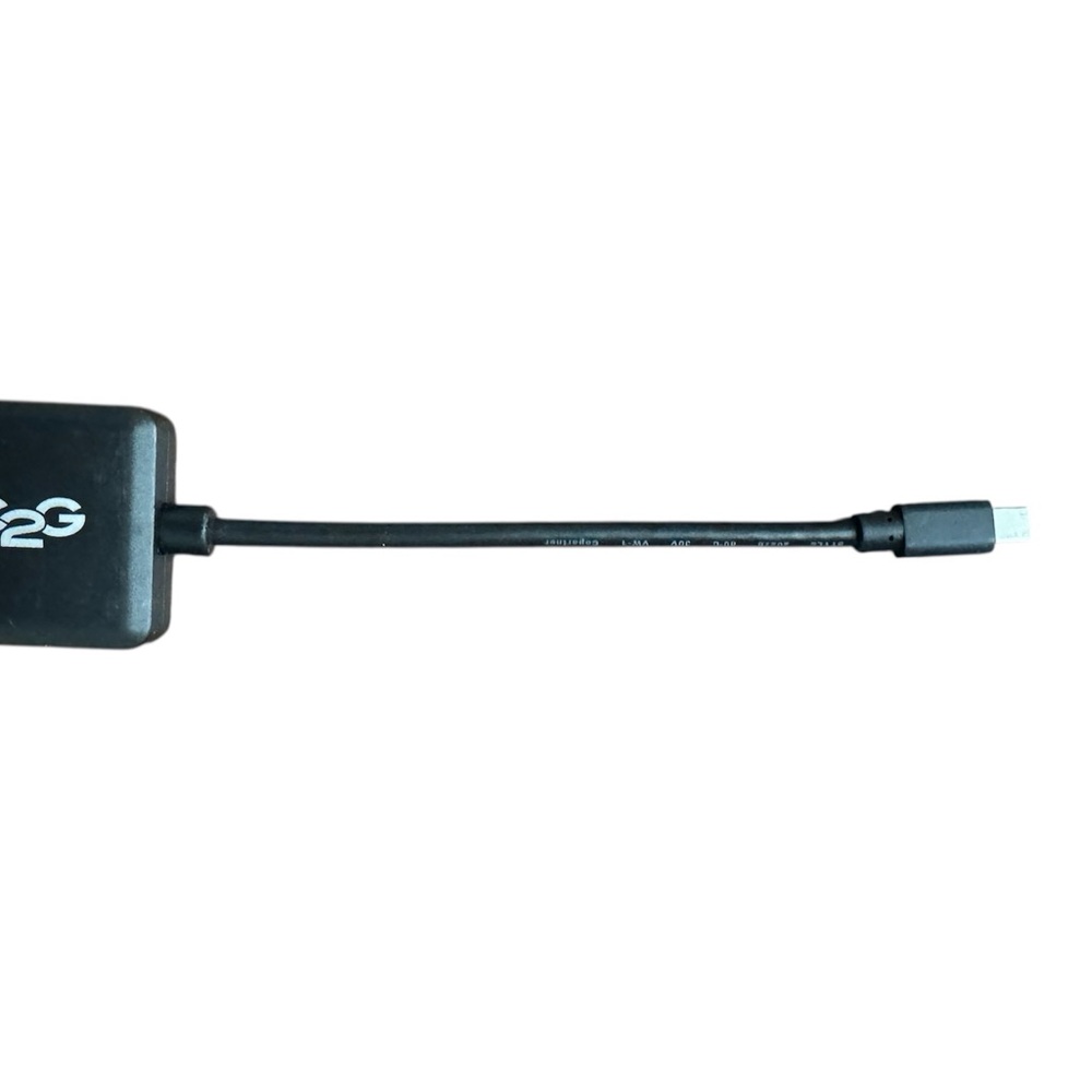 C2G USB-C to VGA Adapter | USB Type-C to 15-Pin VGA | Black | Monitor Projector